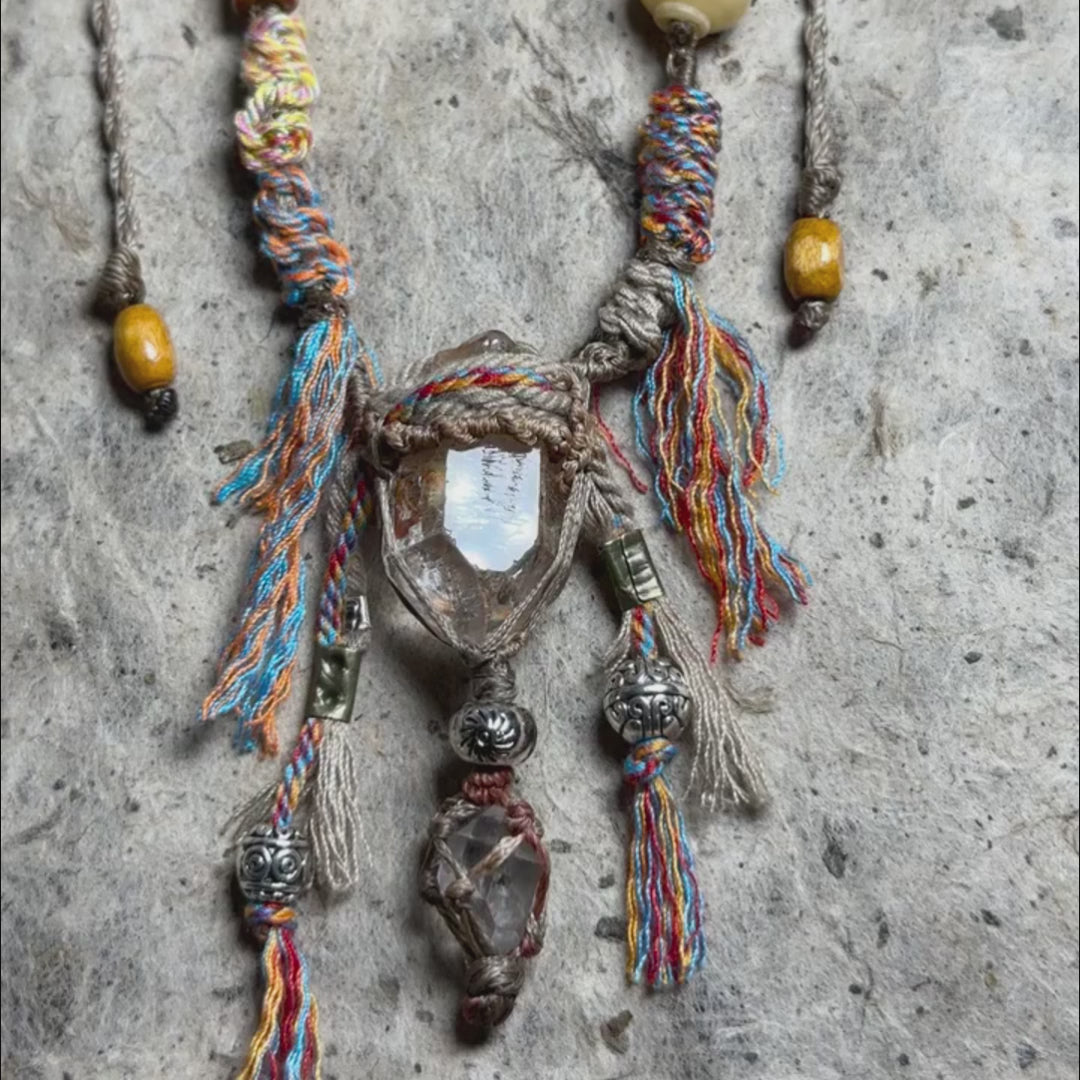 Guardian Threads Crystal Necklace & Bracelet